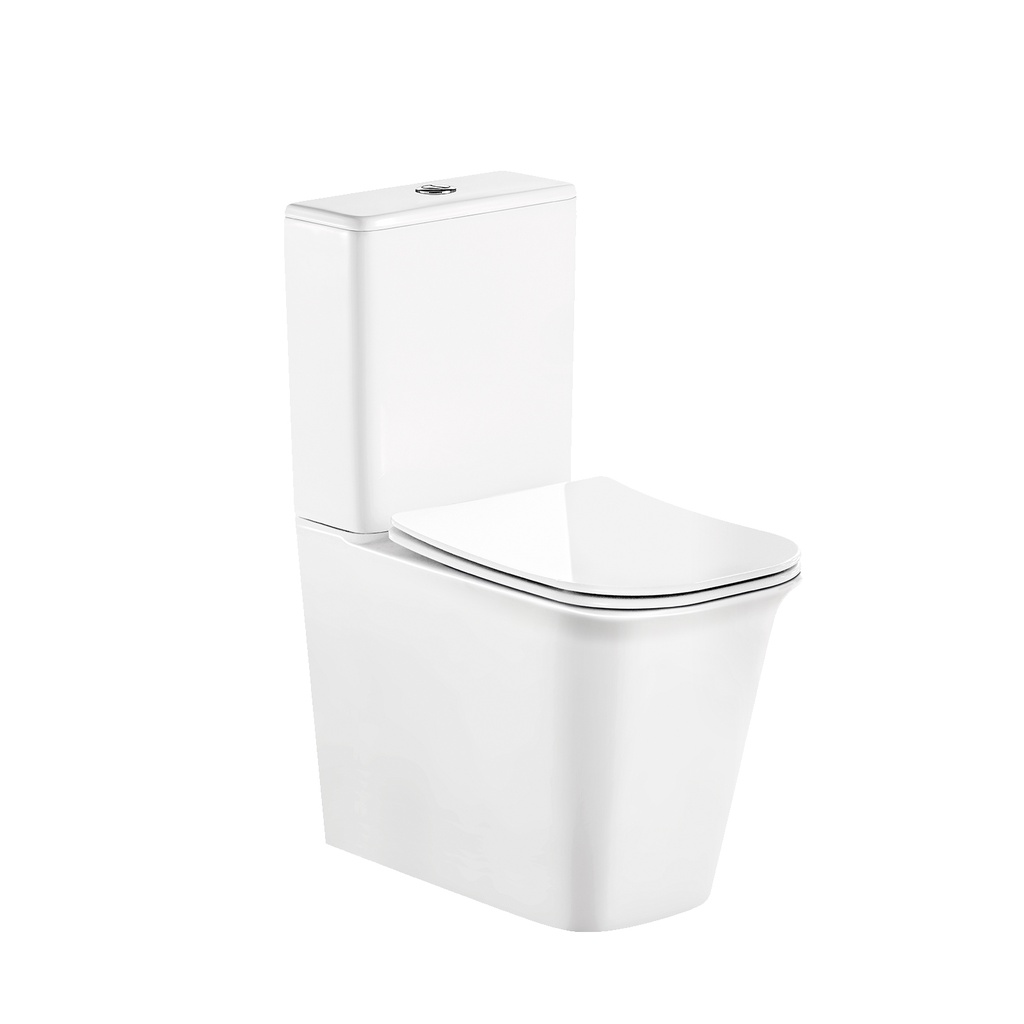 Two-Piece Elongated Square Toilet