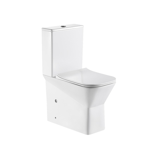 [T112008] Bathroom Two-Piece Round Toilet Suites