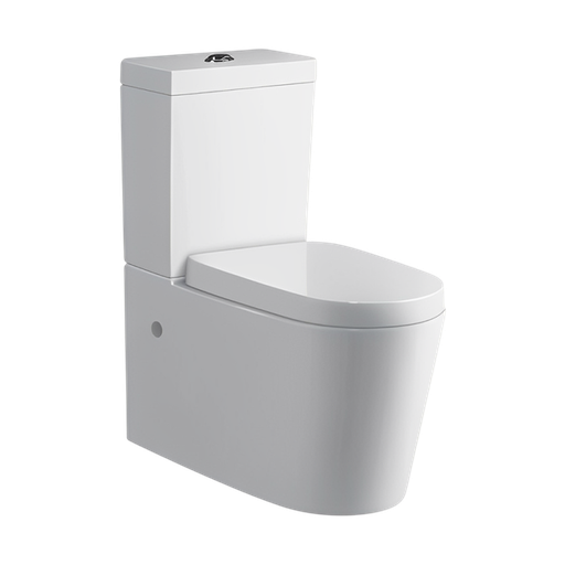[T112012] Bathroom Back to Wall Toilet Suites Round Design