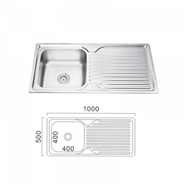 1000mm kitchen sink