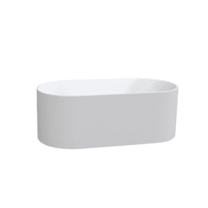 Simple Glossy Freestanding Acrylic Bathtub