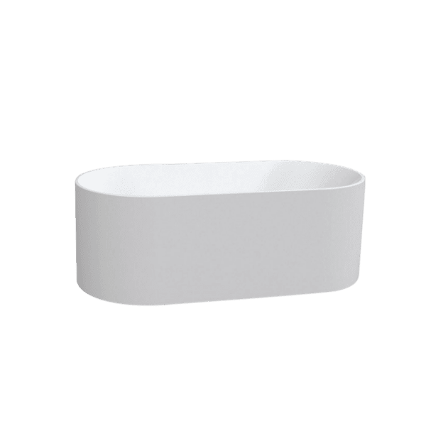 Simple Glossy Freestanding Acrylic Bathtub