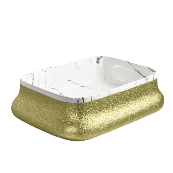 Square Ceramic Bathroom Basin
