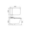 Good Design Intelligent Smart Toilet Suites