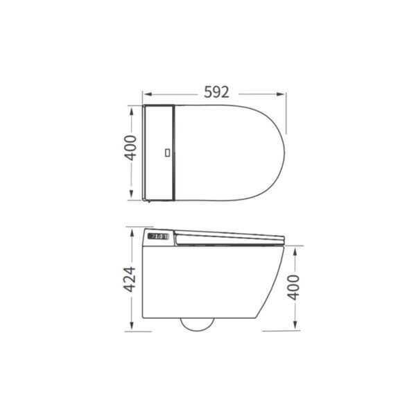 Modern Design Intelligent Toilet Suites