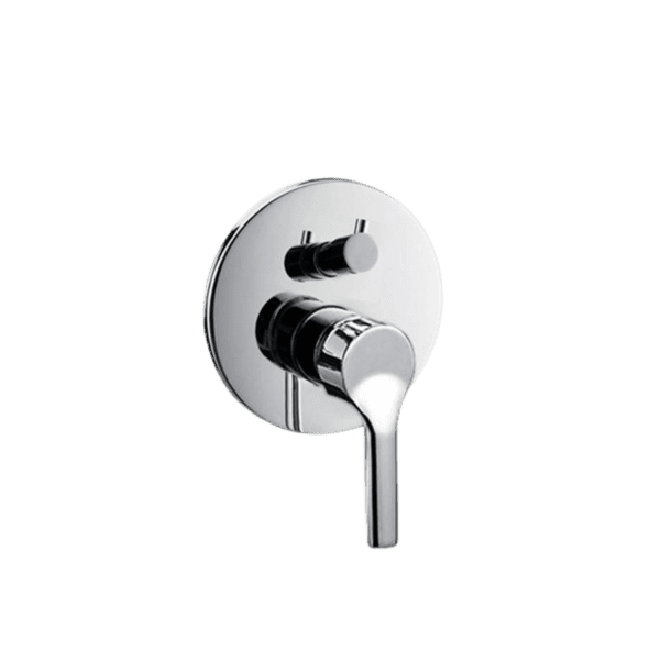 Single Level Bathroom Shower Mixer Tap with Diverter