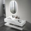 Bathroom Wall Mounted Rock Slate Vanity