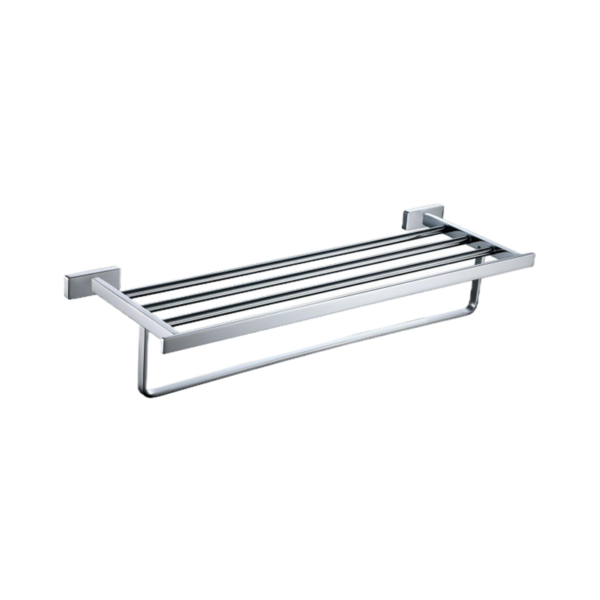 N3 Solid Brass Towel Shelf