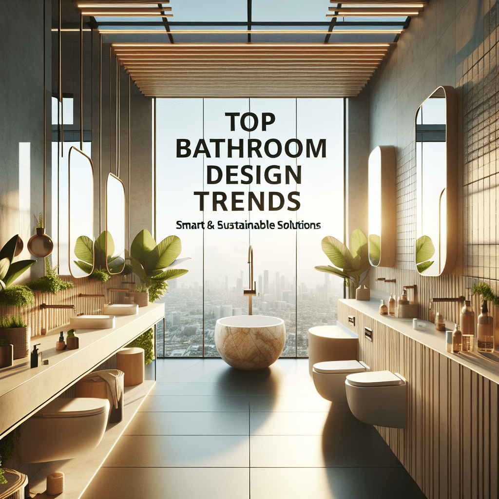 Top Bathroom Design Trends 2024: Smart & Sustainable Solutions